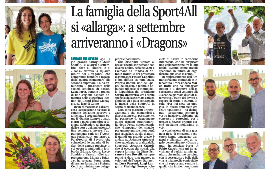 Stagione 23/24, che spettacolo la Sport4All!